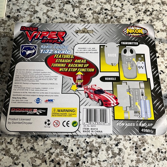 Dodge Viper radio control GTS car - Picture 4 of 11